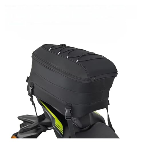 Sacoche latérale moto extensible avec rangement étanche pour selle et dos universel