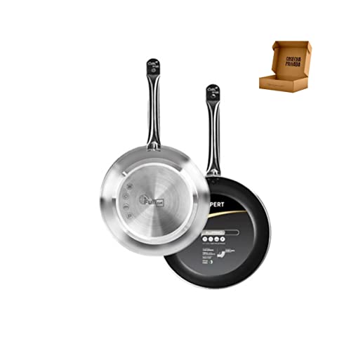 Sartén Antiadherente Cok - Envio 24 h - Apta para todas las cocinas - Inducción, Vitrocerámicas, Gas, Lavavajillas - Profesional OverGrip - Enviado Cosecha Privada (Full Expert Hostelería, 20 cm)