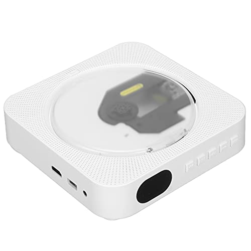 Lecteur DVD Mural, Lecteur CD DVD Bluetooth 4.2, Lecteur Vidéo Portable Haut-Parleur HiFi Intégré avec Télécommande, Convient pour la Décoration...