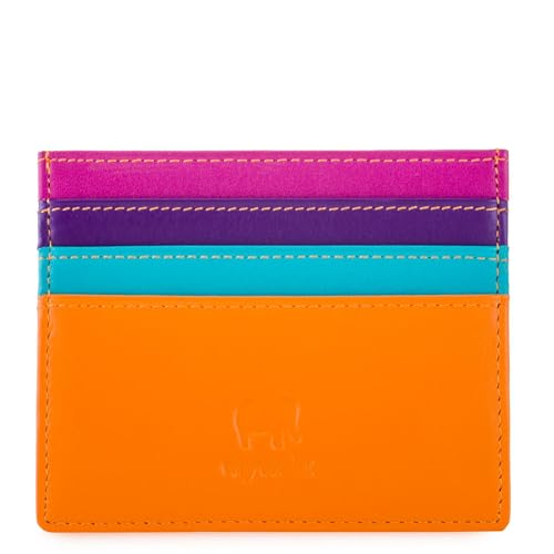 mywalit Multi-Color Leather Credit Card Holder | 3 Card Slots & ID Window Wallet