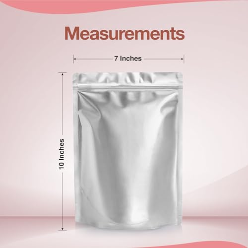 Image of 100x Mylar Bags (1 Quart) with 100x Oxygen Absorbers (400cc)