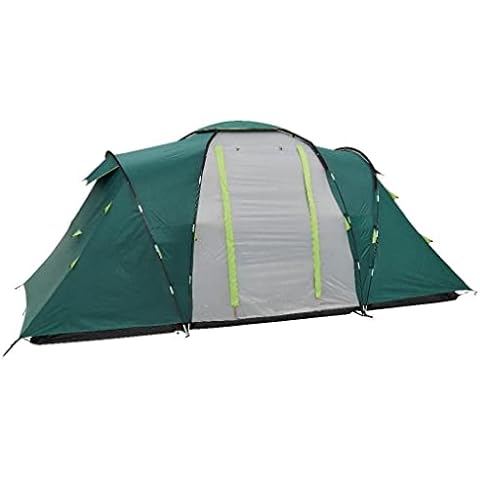 Coleman Spruce Falls 4 Plus Tent with BlackOut Bedrooms Cover