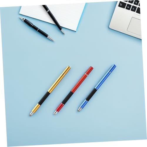 Lápices táctiles capacitivos para móvil y tablet con punta fina y cabeza conductora dual 4