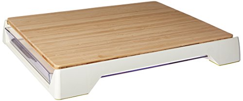 Tomorrow's Kitchen Bamboo Cutting Board with Sliding Tray