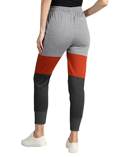 Image of CHKOKKO Women High Rise Gym Wear Sports Fitness Relaxed Track Pant