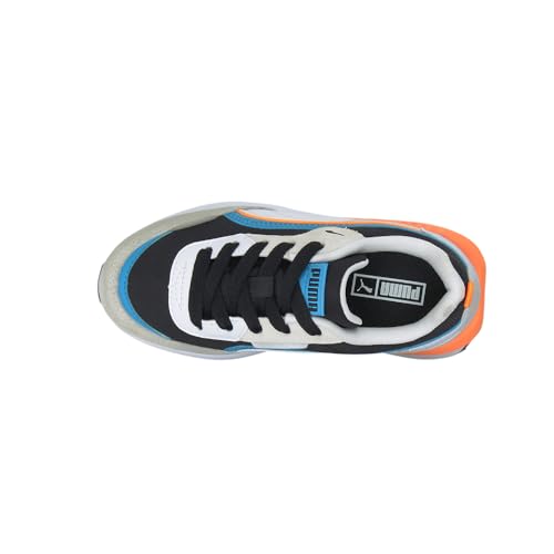 PUMA Kids Boys City Rider Lace Up Sneakers Shoes Casual - Black, Grey - Size 3 M4