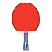 Lwieui Ping-Pong Paddel Tischtennis 2-Spieler-Set 2 Tischtennis-Fledermäuseschläger Shake Hands Grip (Farbe : Red, Size : One Size)