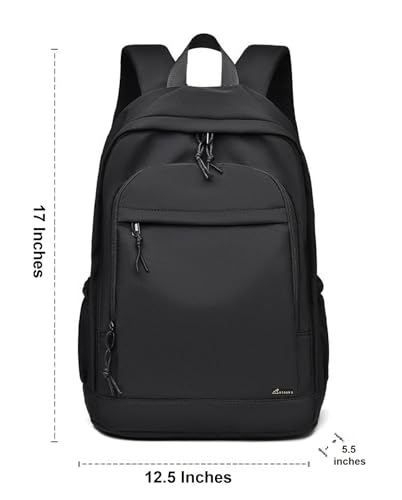 Image of Laptop Backpack, 2 compartments with bottle holder, organizer, school bag for boys and girls, college bag for women and men, office bag, travel bag. Water Resistant Laptop Backpack.