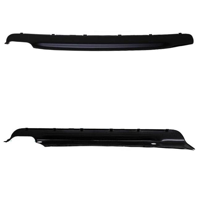 DM Autoteile Heckdiffusor passt für E46 M Paket Coupe Cabrio Limousine Touring Schwarz