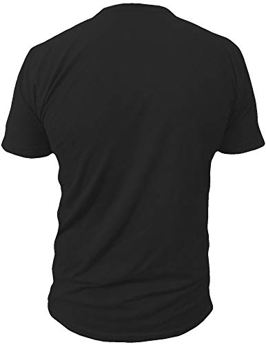 Gym Life Men's Power Up Athletic Performance Short Sleeve Workout T-Shirt, Black3