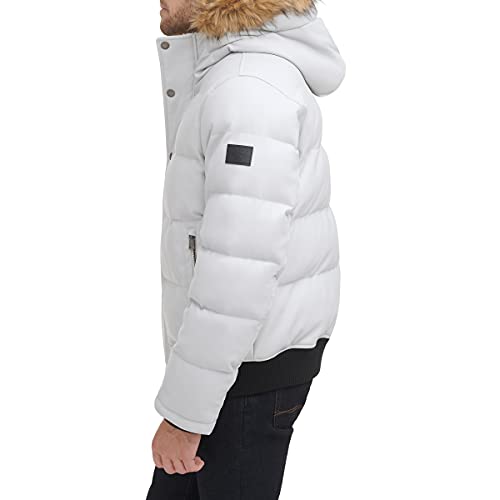 Image of Tommy Hilfiger Men's Arctic Cloth Quilted Snorkel Bomber Jacket (Standard and Big & Tall)