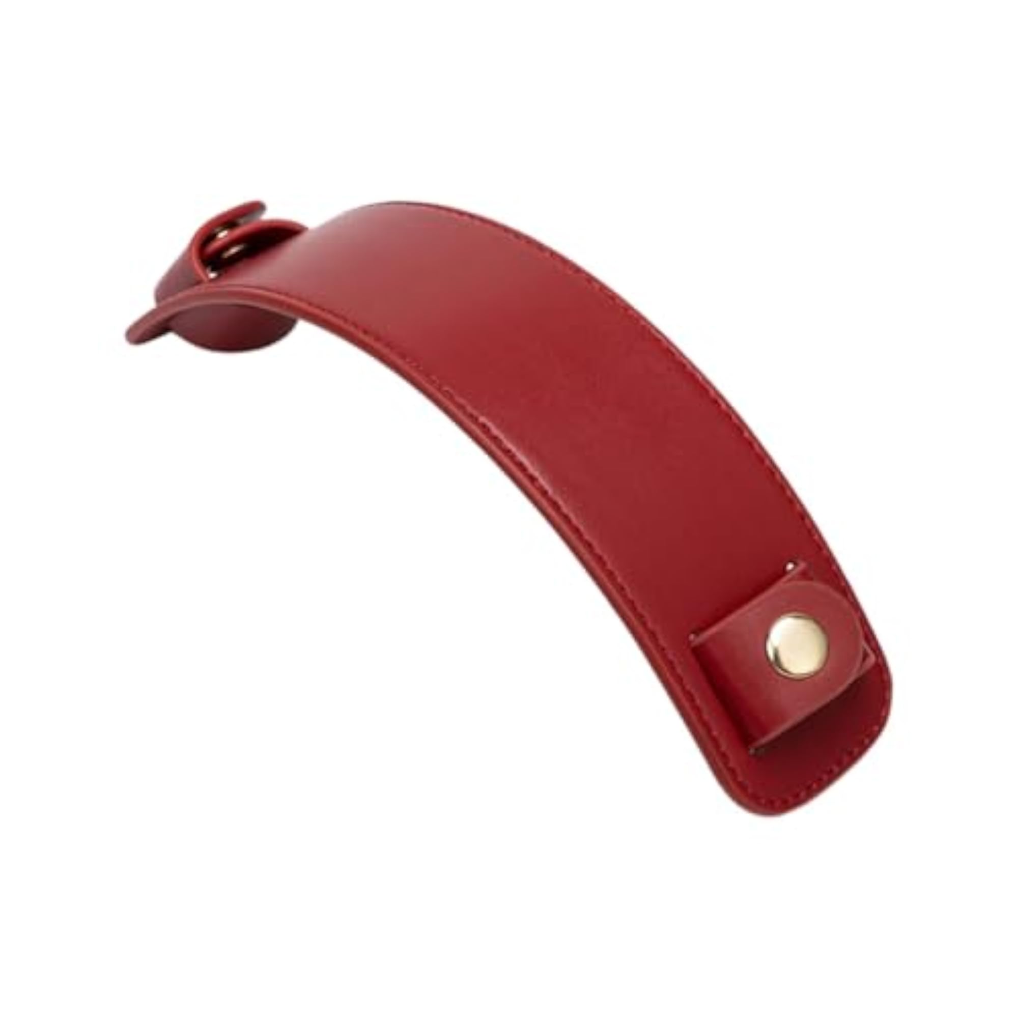Leather Shoulder Strap Pad Replacement for Satchels, Dark Red