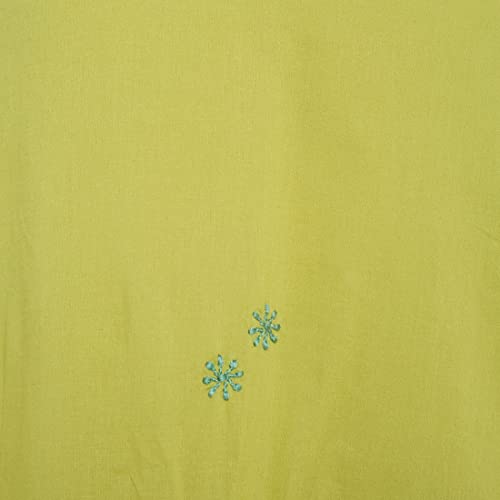 Image of Fabindia Women Cotton Cambric Chikankari Long Kurta