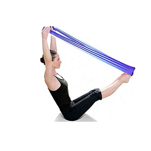 Generic Fishsunday Yoga Workout Aerobics Stretch Band Tensile Band Elastic Band Keep Your Tights and Buttocks Slim Color Purple