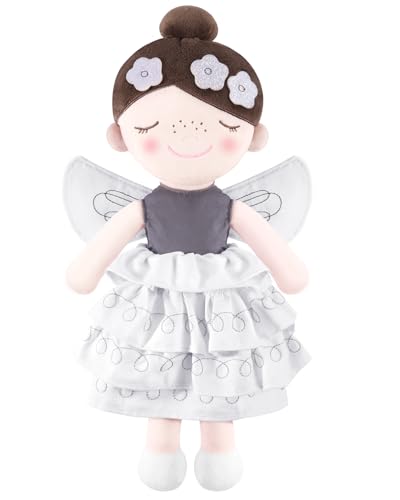 GAGAKU Weiche Stoffpuppe 40cm Schutzengel Puppen, Taufgeschenk...