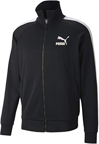 PUMA - Mens Iconic T7 Track Top Pt Jacket, Size: Large, Color: Puma Black