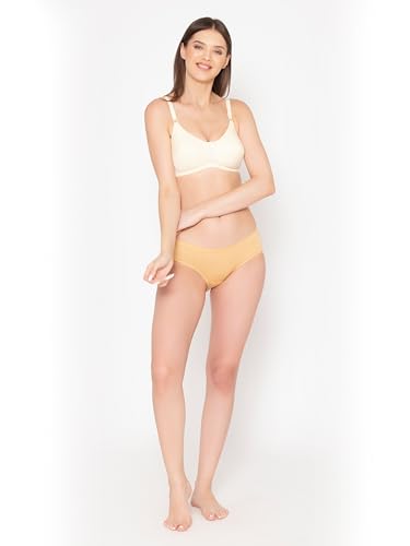 Image of Groversons Paris Beauty Women's Non-Padded Wire-Free Full Coverage Cotton Bra | Adjustable Straps | Hook & Eye Closure | Soft Everyday Bra