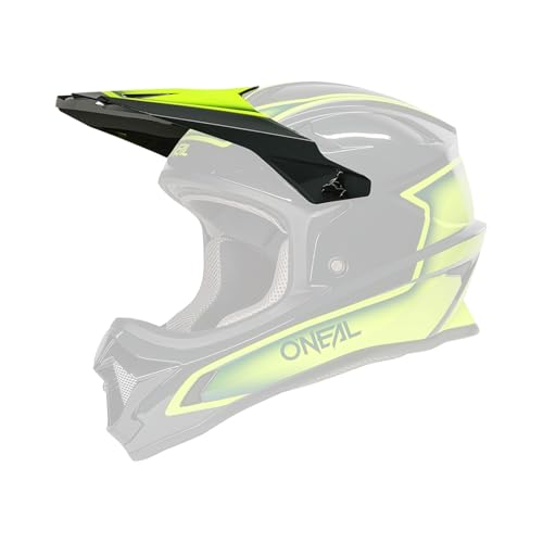 Visera O'Neal Sonus Slick 2026 gris y amarilla para descensos exigentes de fin de semana