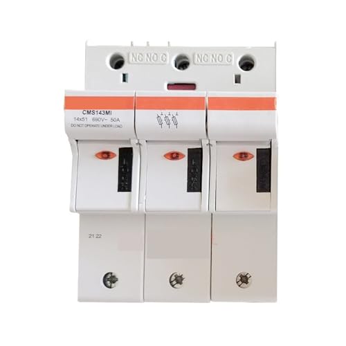 Socle fusible CMS143MI triphasé 50A contre les surcharges thermiques en armoire