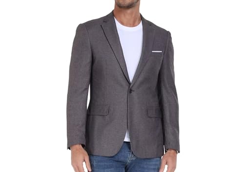 BONOW Men's Casual Blazer Jacket,Slim Fit Lightweight Sport Coats for Men One Button Bussiness Suit Jacket4