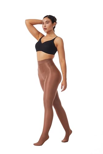 Image of Frola Shaping Tights for Women 70D Shimmery Pantyhose for Dance Ballet Glitter Socks