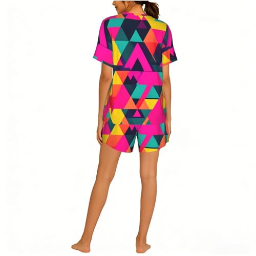 Estampado triangular colorido para renovar tapicería desgastada de forma fácil y moderna 2