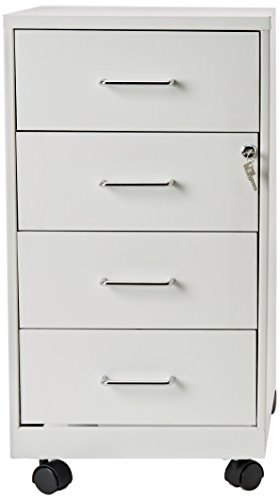Lorell 4 Drawer File Cabinet, White #TOP1