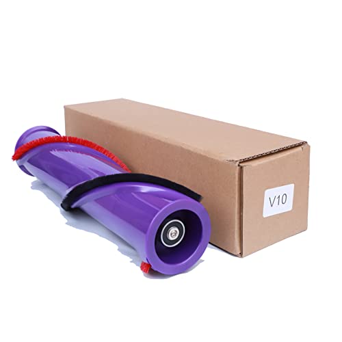 LRFDRESS Remplacement pour rouleau d'aspirateur Dyson, brosse à tapis, perche de nettoyage, compatible avec les pièces d'aspirateur Dyson (pour V10 (entraînement à 3 broches, diamètre : 50 mm)