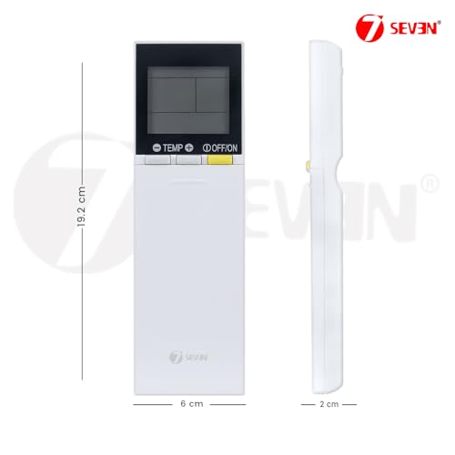 Image of 7SEVEN Compatible with Mitsubishi AC Remote Control SG15C Model 219C Suitable for MSZ-FM35VA-V1 MSZ-FH10VA-N1 Split & Window 1 1.5 2 Ton AC - Match Keys Exactly to Replicate Genuine Remote Function