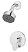 Symmons 6701-1.5-TRM Identity Single Handle 1-Spray Shower Trim in Polished Chrome - 1.5 GPM (Valve Not Included)