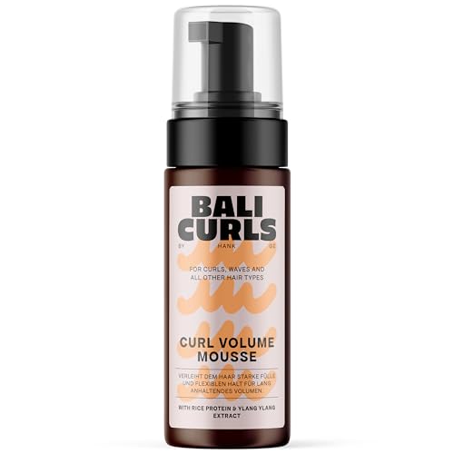 BALI CURLS Curl Volume Foam - Mousse modellante leggera per ricci - Schiuma ariosa per ricci per capelli voluminosi - Mousse per capelli per una tenuta extra e risultati di styling morbidi - 150 ml