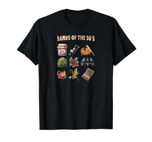 Vintage Style Design Popular Music Bands of The 90's Band T-Shirt