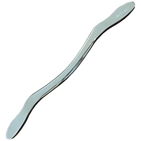 Medical Stainless Steel Gua Sha Massage Scraping Tool ,AnTiexi-IASTM Tools,Gua sha Tool for Soft Tissue Mobilization,Physical Therapy use for Arms , Back,Neck,Leg,Shoulder(Long bar) Cover