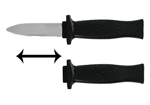 jameitop® 2 X Trickmesser Mini die Klinge verschwindet - Theatermesser Show / Bühne Spielzeug Zaubertrick Fake Messer Cover