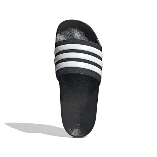 Image of adidas Women ADILETTE SHOWER Synthetic Swim Slide FTWWHT /GOLDMT /BOGOLD | LUT50