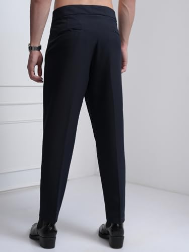 Image of Highlander Men's Gurkha Trouser Pants| High Waist| Carrot Fit| Ankle Length| Stylish Trousers for Men| Men Trousers | Trousers for Man | Pants for Man