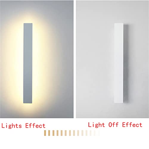 Lámpara de Pared Larga con Acabado Minimalista Blanco de 80CM 2
