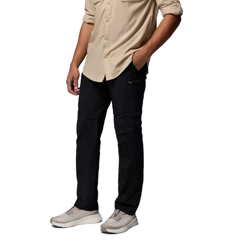 Image of Columbia Men Loose Mid Rise Omni-Wick Ridge Convertible Hiking and Trekking Pant