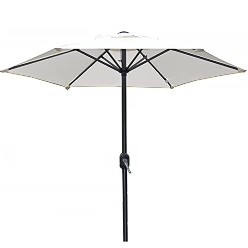 Disfruta de la sombra en la playa y piscina con este patio parasol rojo oscuro de 2.7m