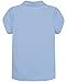 Nautica Girls' School Uniform Short Sleeve Performance Polo, Navy, Medium (8.5/10.5) Plus