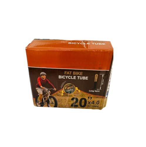 Image of Cycle Tube Size 20 X 4.00 Kids Fat Bike Schrader Valve Moulded Bicycle Tube for MTB City Bikes
