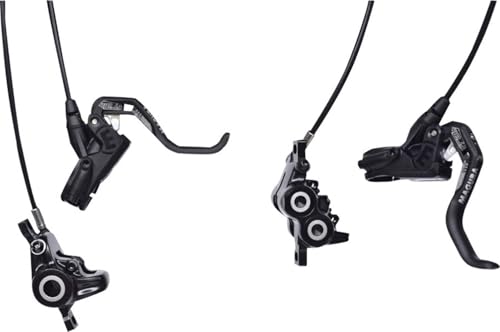 Magura MT Trail Sport 2701389 Bicycle Brake 1-Finger HC Lever Left/Right Suitable Set Consisting of Two Brakes for Front Wheel 4 and Rear Wheel 2 Pistons, Black, One Size by Magura - Used condition - US$171.00