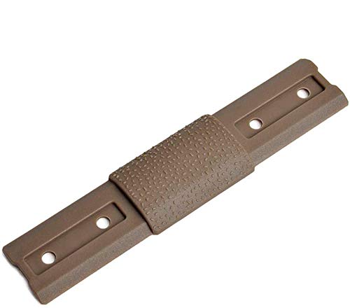 SBGJMY Tactical Mlok Keymod Hand Stop Kit 4 Pcs/Set Rail Cover Front Grip for Mlok Keymod Rail System Handguard Stop Kit Foregrip (Tan) - Image 5