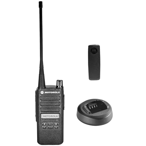 Motorola CP100D Analog UHF Portable Two Way Radio with Display and Limited Keypad 16 Channel 4 Watt (403-480MHz)
