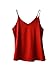 Produktbild Wantschun Damen Unterhemd, Seide, Satin, V-Ausschnitt, Spaghettiträger, XXS-4XL Gr. Large, rot