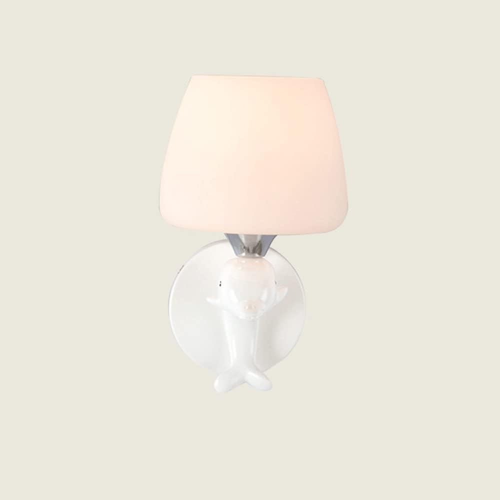VDOQTLJT Wall Sconces Dolphin te Re Art Design Mounted Lamp Home Decor Sconce ng Fixture Glass Shade 1-Light 2-Light Nordic Modern Lights Room(Single)