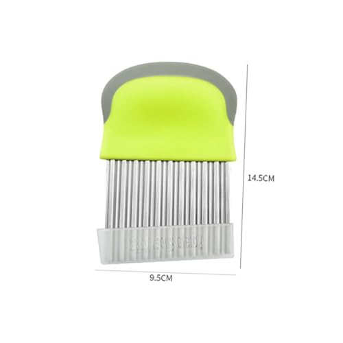 Cortador de ondas de acero inoxidable para vegetales miniatura 3