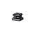 Iron Baluster Shoes - Flat Shoe with Screw - for Use with 1/2" Square Balusters - Set of 10 (Satin Black)