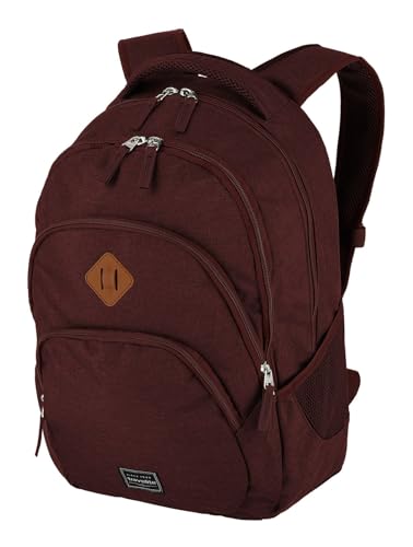 Travelite Handgepäck Rucksack, Laptop Rucksack 15,6 Zoll, BASICS, Daypack, Tagesrucksack mit vielen Fächern, 45 cm, 22 Liter