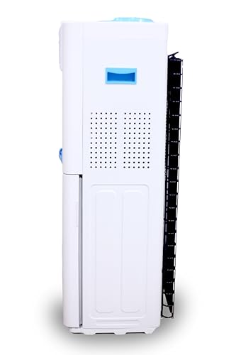 Image of Usha Aquagenie Cooling Cabinet Water Dispenser for 20 Litre Bottle with Refrigerator Hot and Cold Automatic, White